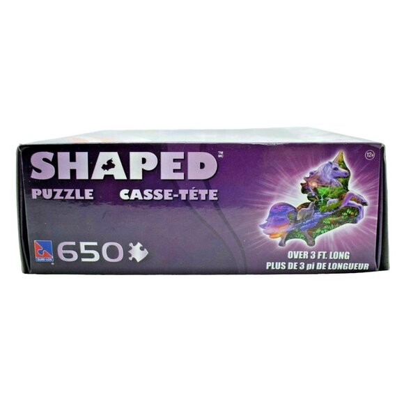SureLox Mystic Unicorn Shaped 650 Piece Jigsaw Puzzle 3 feet Complete - Picture 6 of 9
